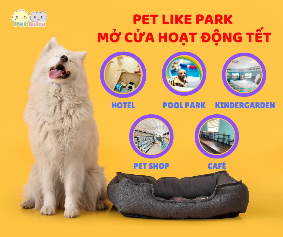 ANNOUNCEMENT: PET LIKE PARK IS OPEN THROUGH TET HOLIDAY