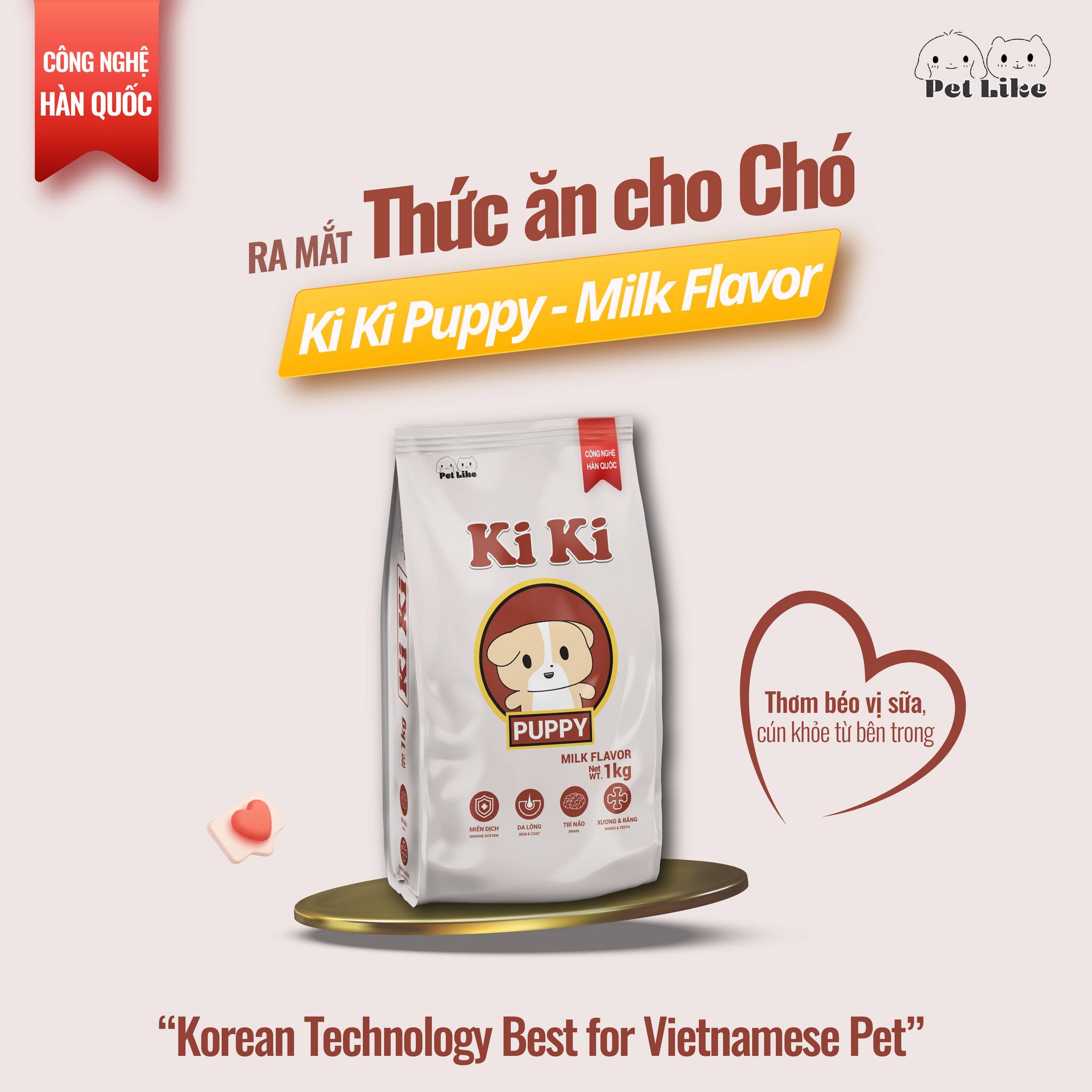 Ra mắt sản phẩm mới – Kiki Puppy Milk Flavour