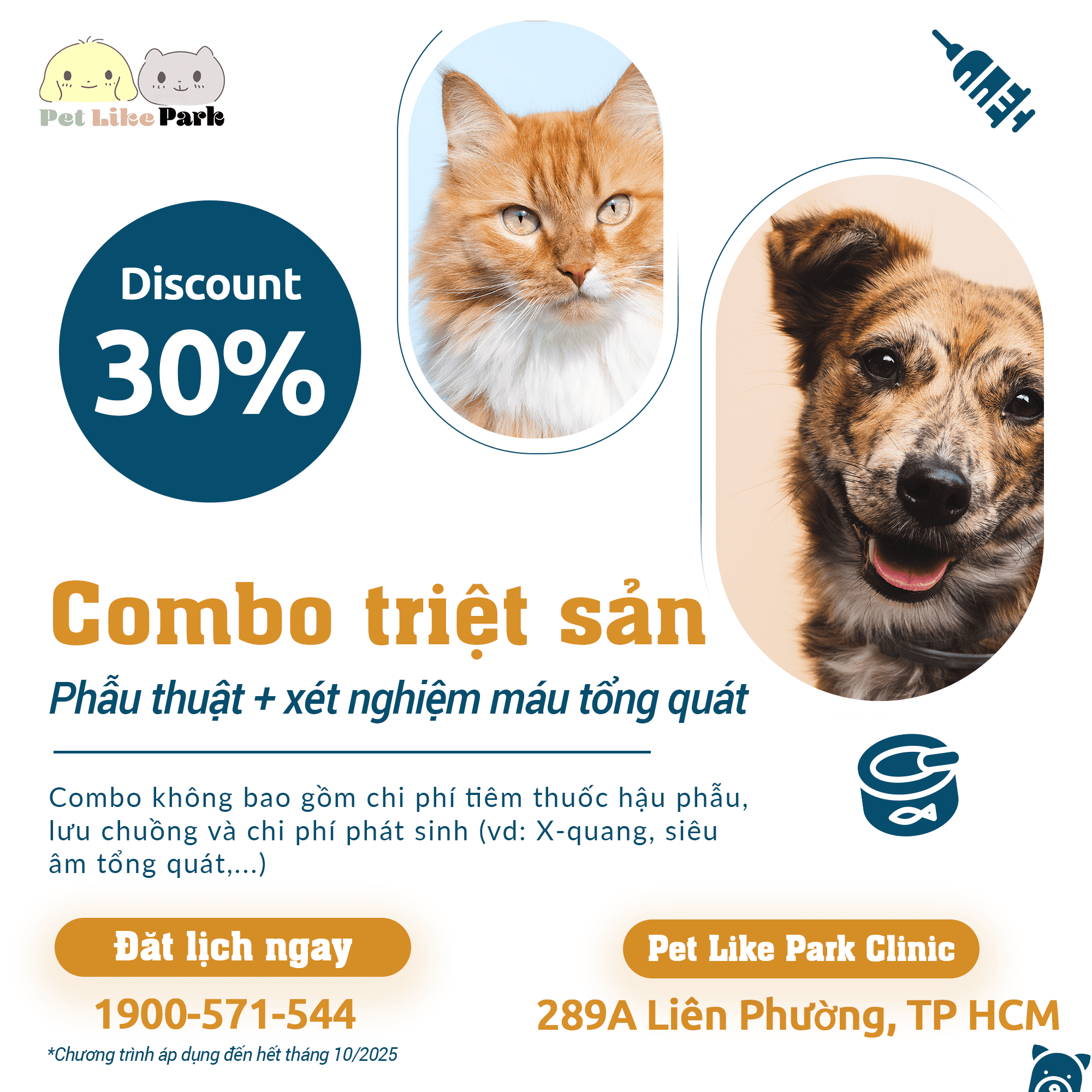 🐾✨ KHUYẾN MÃI ĐẶC BIỆT – GIẢM 30% COMBO TRIỆT SẢN ✨🐾