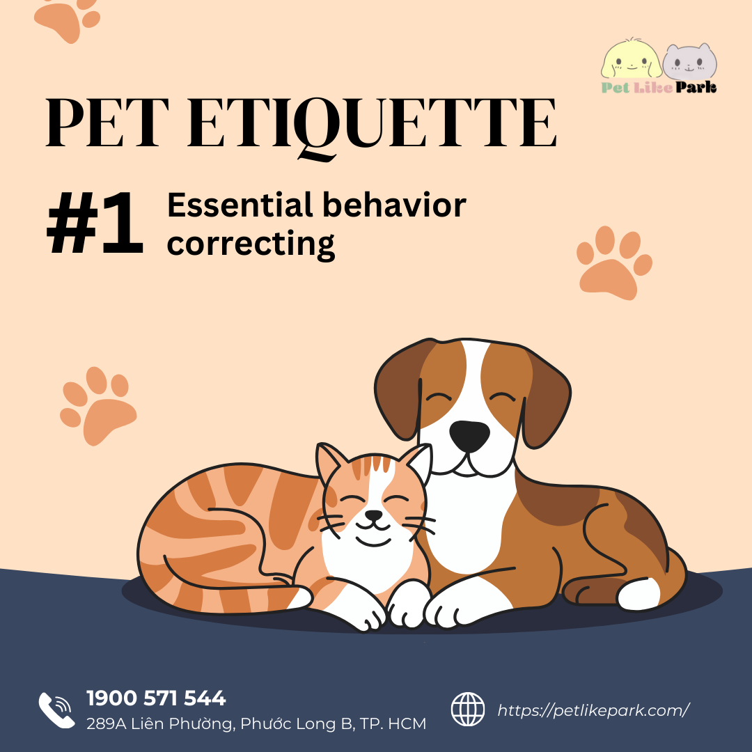 PET ETIQUETTE #1: Essential behavior correcting